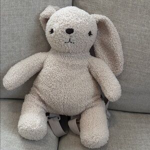 Adorable Cream Bunny Kids Backpack